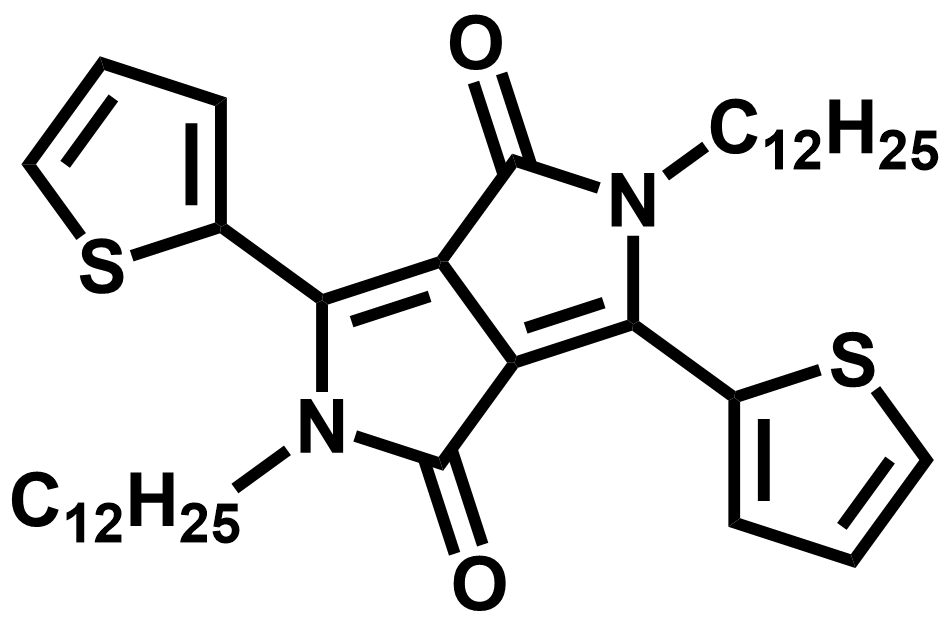 N,N'-bis(dodecyl)-3,6-dithienyl-1,4-diketopyrrolo[3,4-c]pyrrole/1057401-09-8